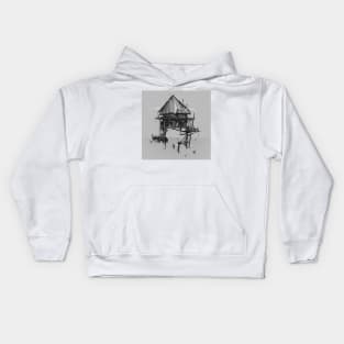 Stilt Hut 2 Kids Hoodie